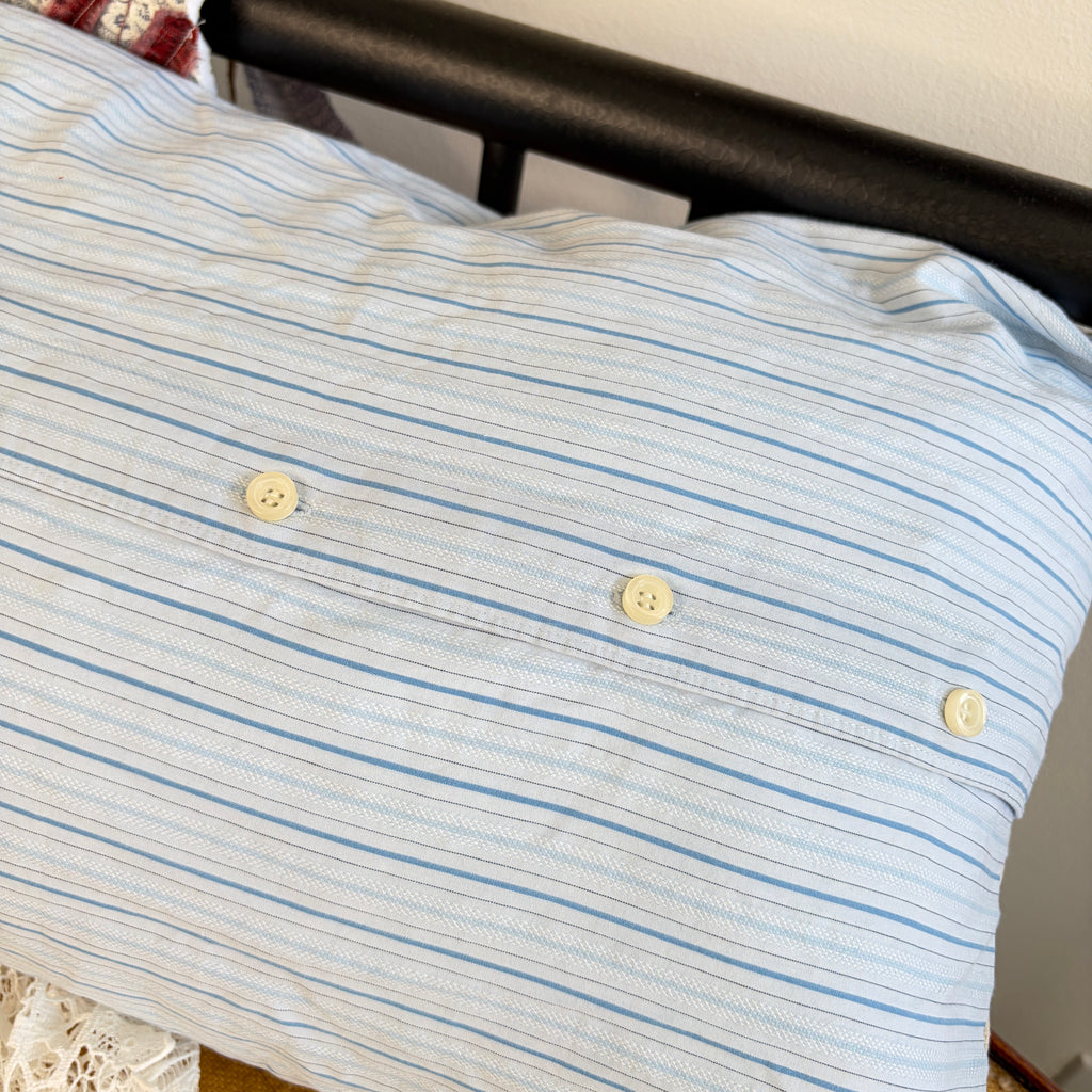 PILLOW American Textile Flag Embroidery Linens