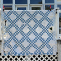 QUILT Cutter Blue and White Irish Chain