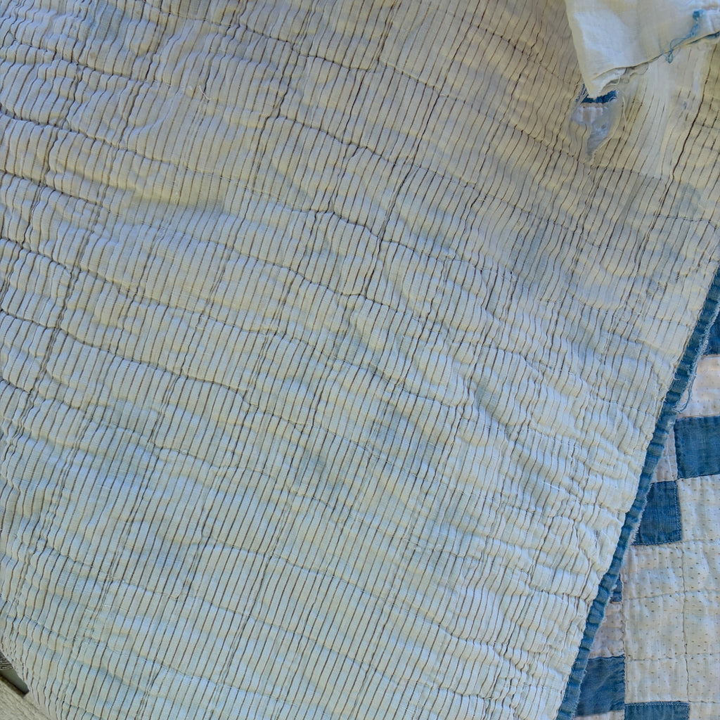 QUILT Cutter Blue and White Irish Chain