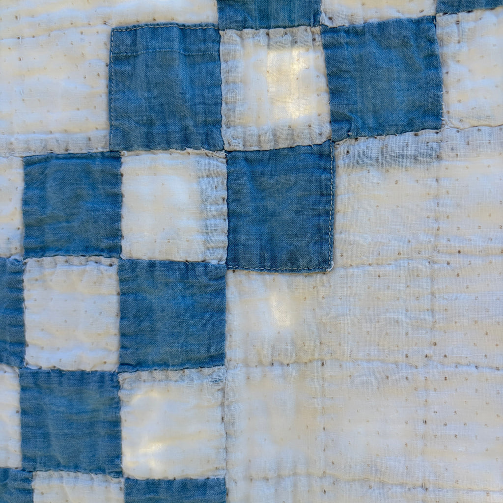 QUILT Cutter Blue and White Irish Chain