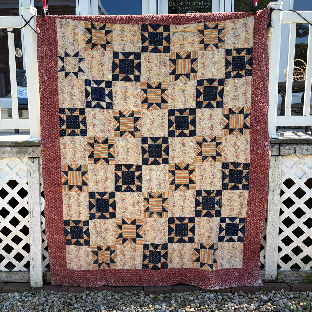 QUILT Cutter Neutral Ohio Star Pattern