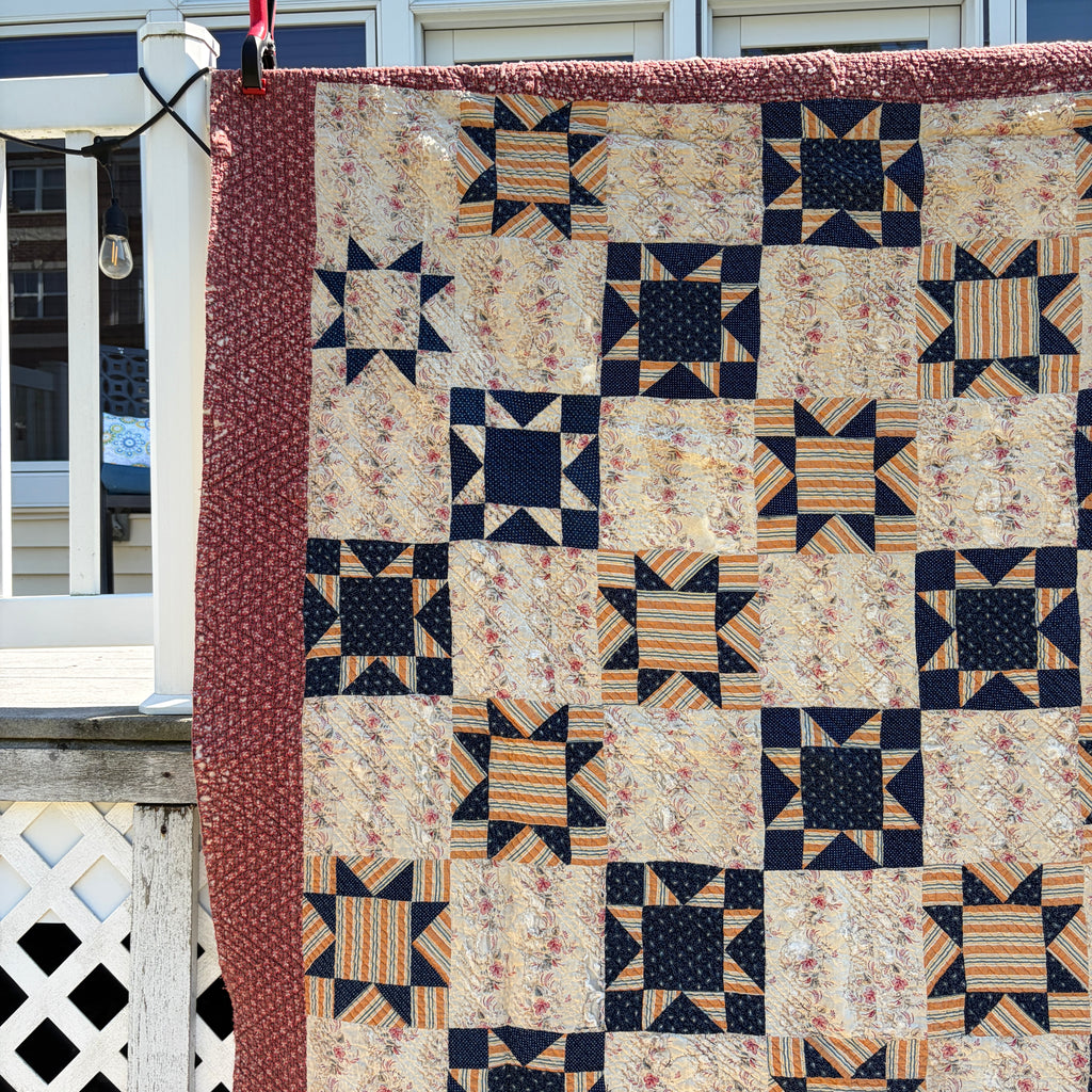 QUILT Cutter Neutral Ohio Star Pattern