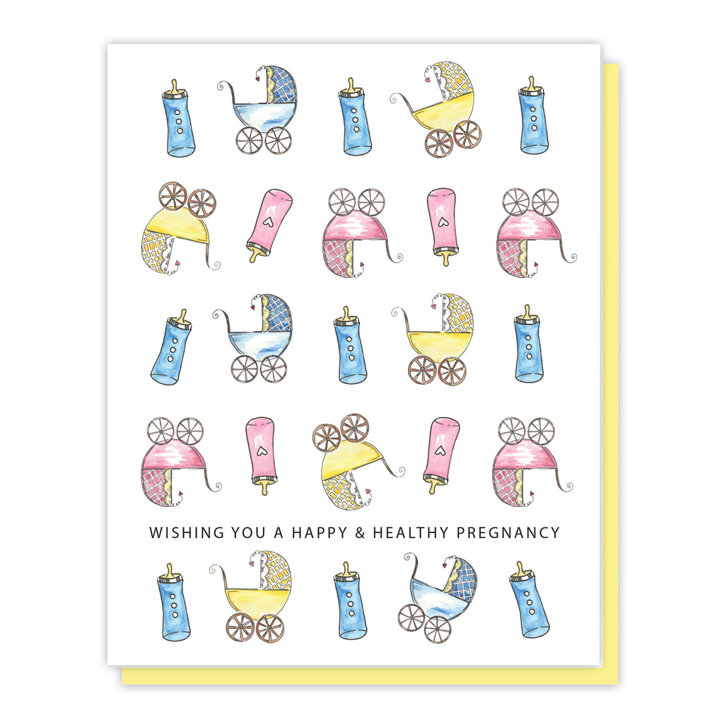 BABY: Baby Shower Card, Congratulations Pregnancy Card, New Parents Greeting Card, New Parents to Be, Baby Reveal Party Card